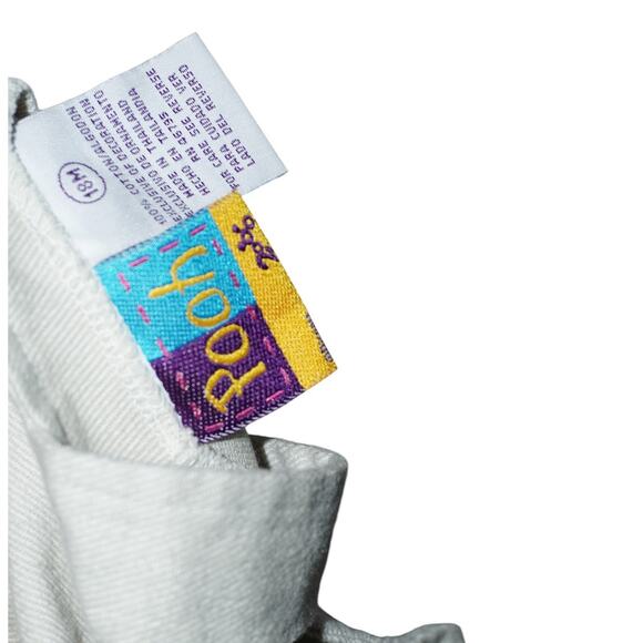 Vintage Disney Winnie the Pooh Embroidered Shortalls Romper 18M Baby - Picture 8 of 8